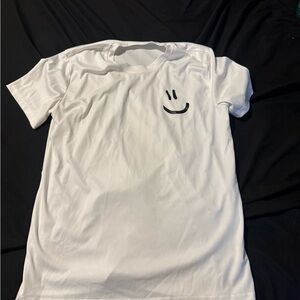 White Smiley Face T-Shirt